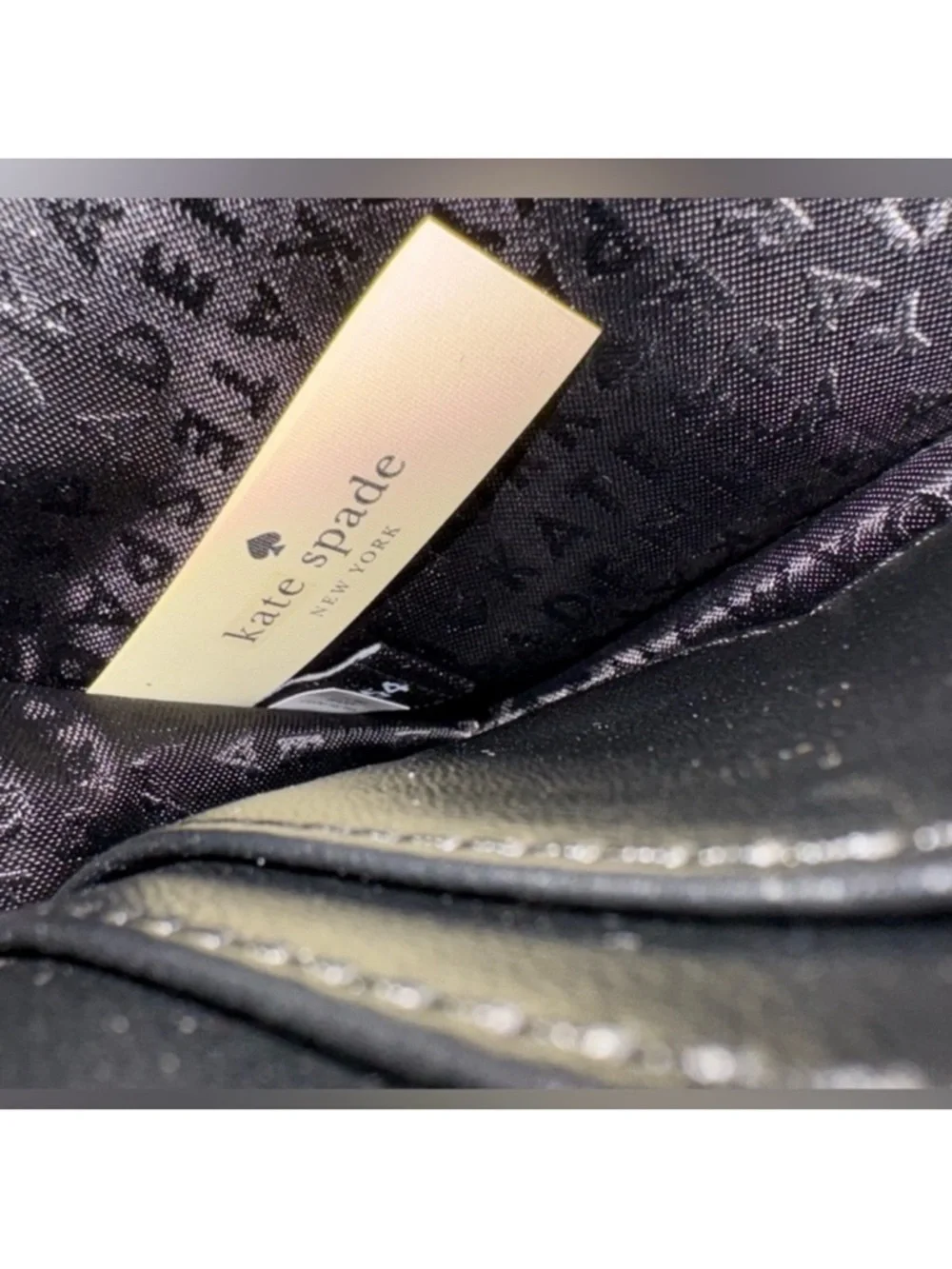 Kate Spade Larchmont Avenue Alegra crossbody bag/clutch in black pebbled leather